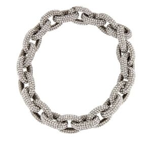 SHAY Jumbo Crystal Chain Link Collar Necklace